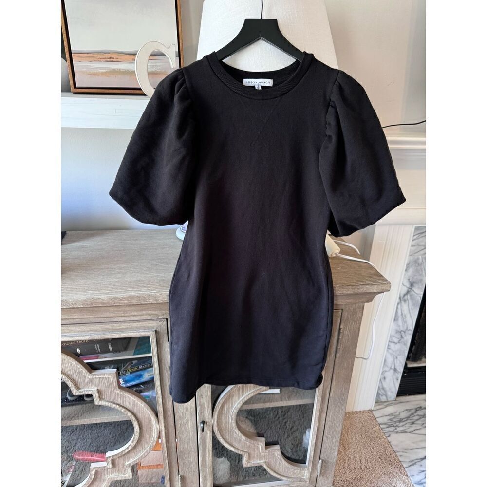 Rebecca Minkoff Janine Sweatshirt Dress Womens‎ Black XS (T2)